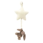 Jellycat Musical Pull - Bashful Beige Bunny Star (Out of Stock)
